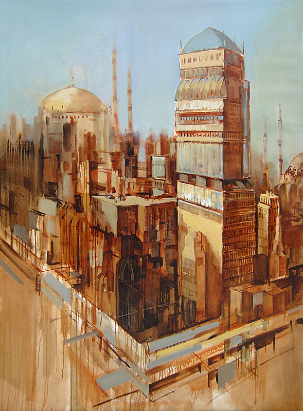 Coşkun Sami, "Ütopya I", 2010. Tuval üzerine yağlı boya, 162 x 119 cm. Coşkun Sami, "Ütopya I", 2010. Tuval üzerine yağlı boya, 162 x 119 cm.